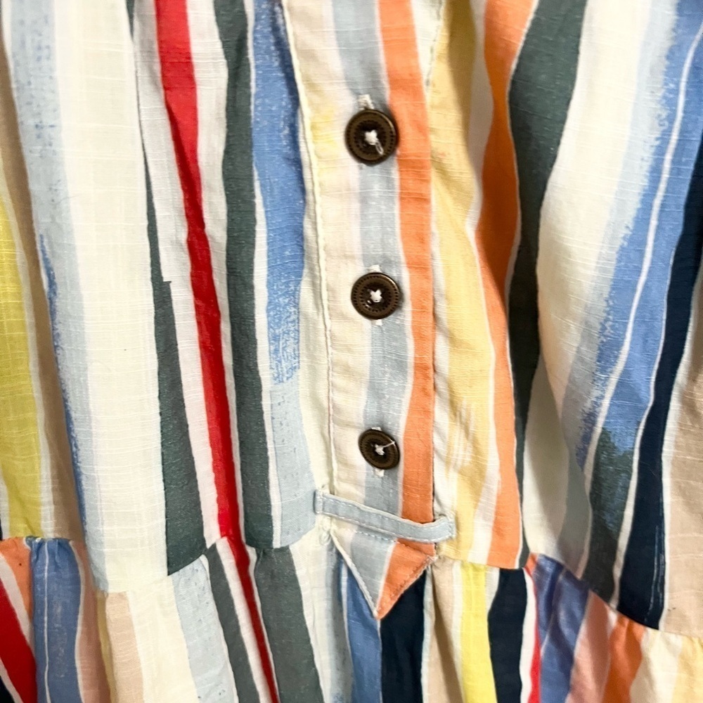 Anthropologie Georgina Tiered cotton Shirt Dress - Picture 6 of 12